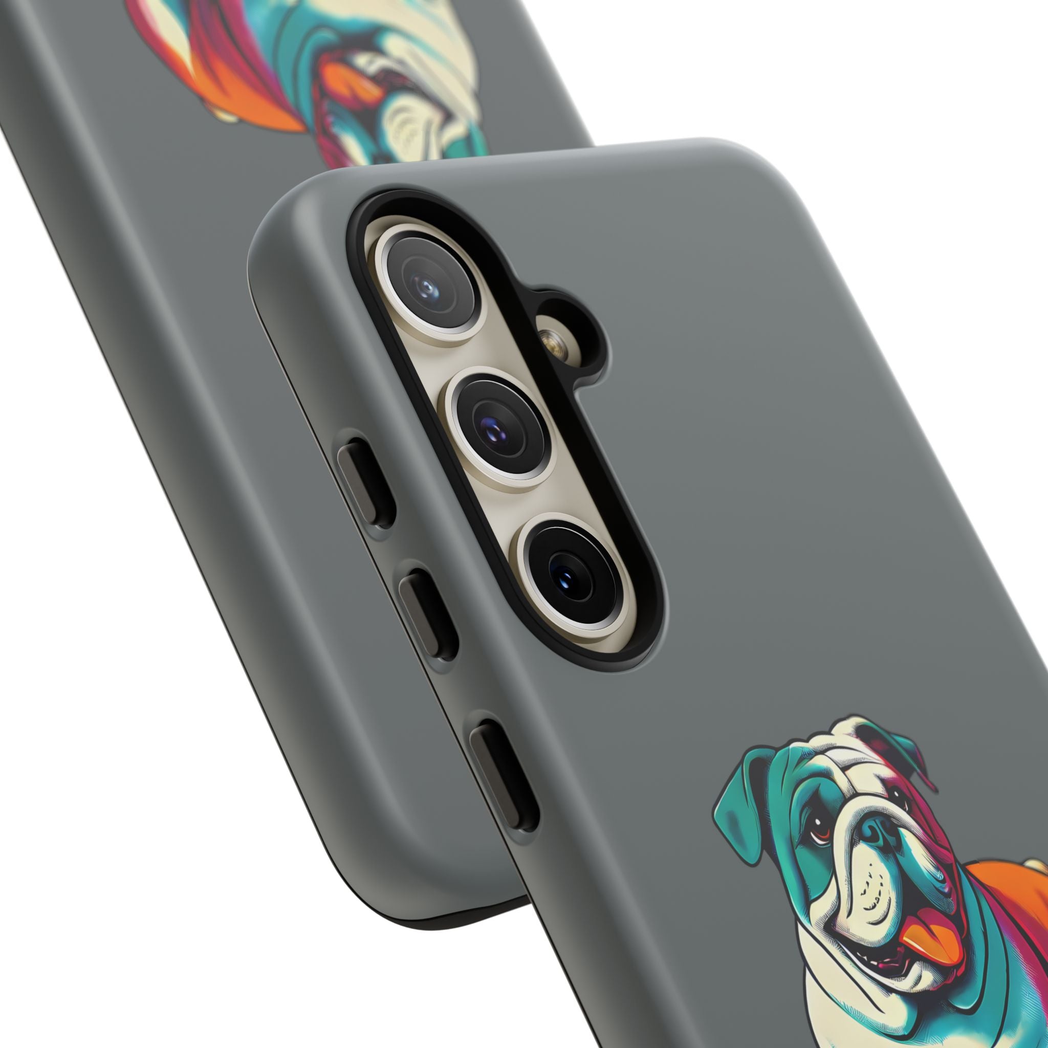 national pet day skateboard bulldog phone case for dog lovers