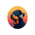 Headphones Stickers - Rottweiler Kiss-Cut, Waterproof & Fast Shipping