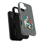 national pet day skateboard bulldog phone case for dog lovers