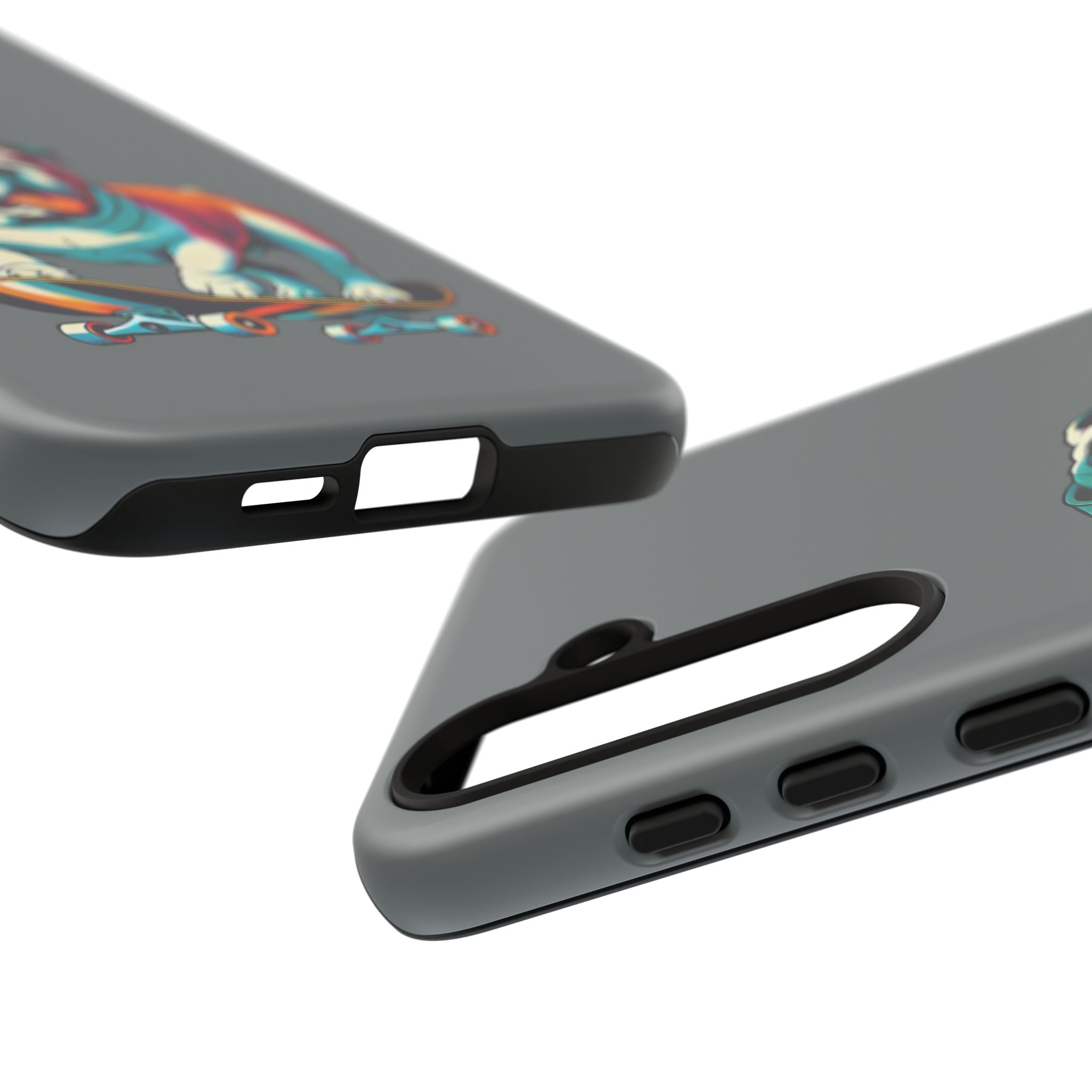 national pet day skateboard bulldog phone case for dog lovers