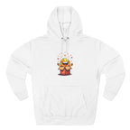 Fleece Hoodie - Cheerful Animal Design, Cozy Gift for Birthdays