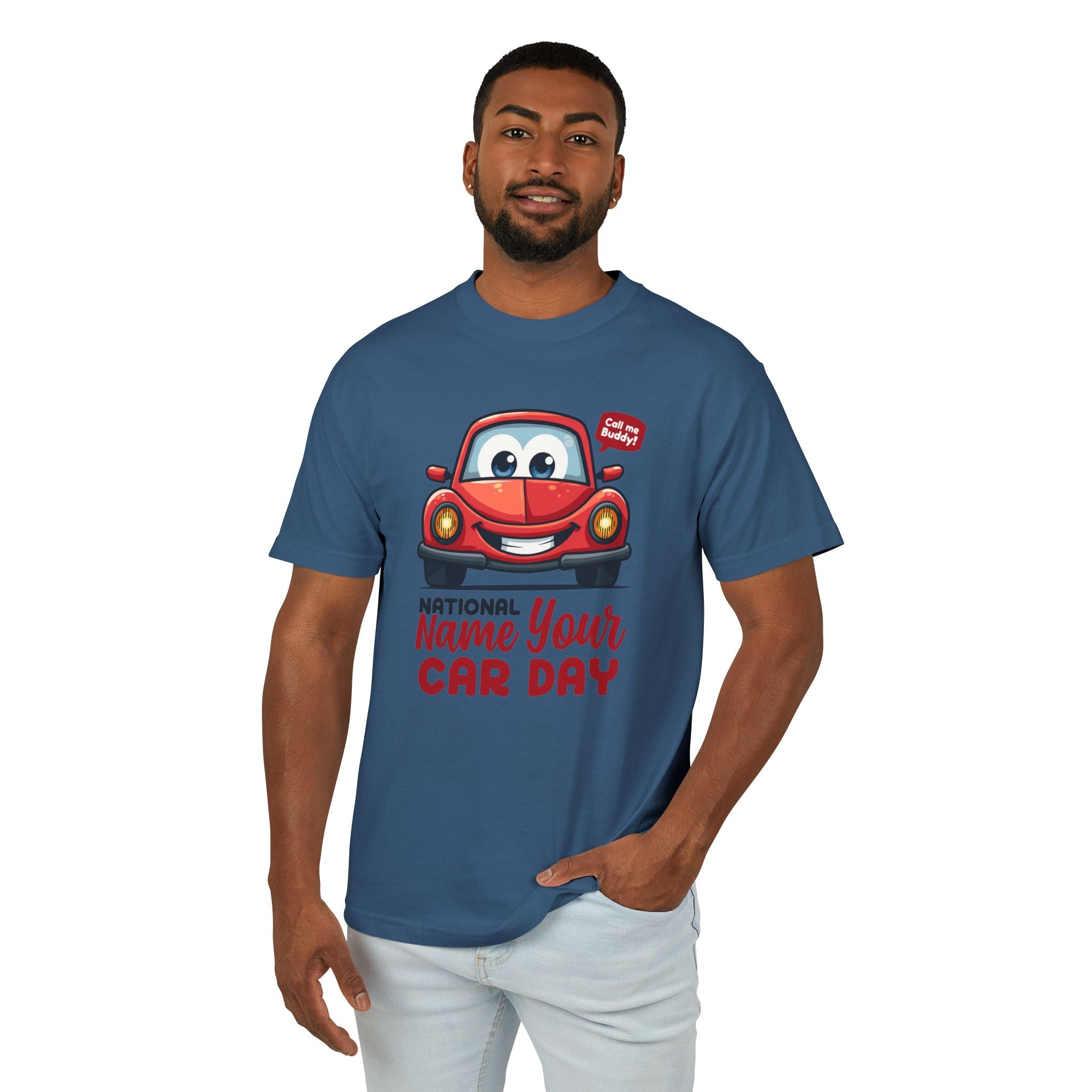 Cotton Car Enthusiast Tee - National Name Your Car Day Unisex Shirt