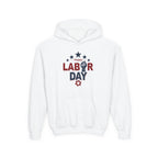 Labor Day Patriotic Hoodie - Raised Fist Design