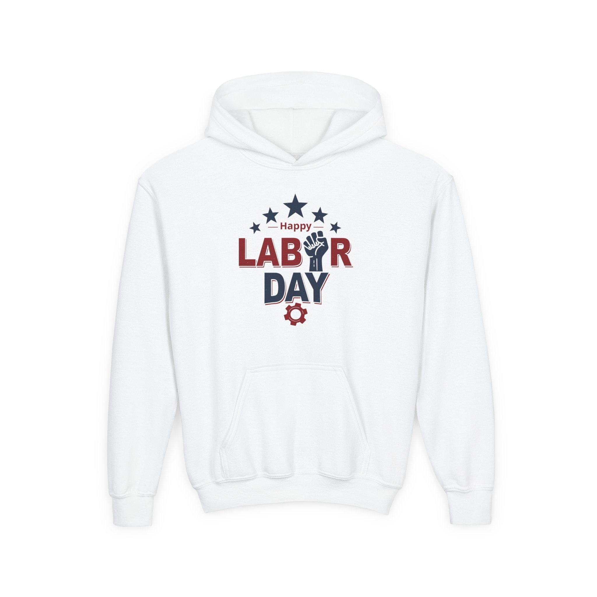 Labor Day Patriotic Hoodie - Raised Fist Design