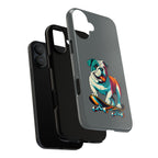 national pet day skateboard bulldog phone case for dog lovers