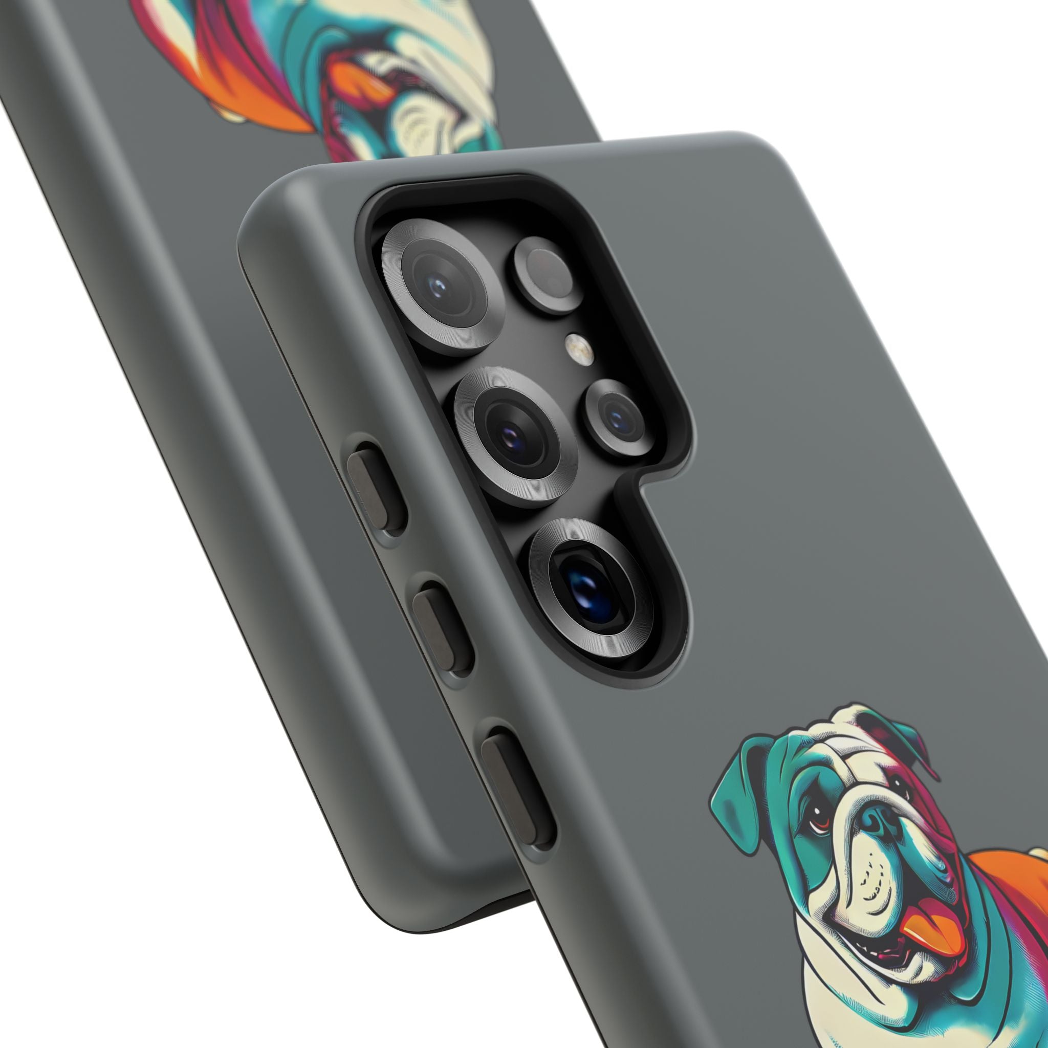 national pet day skateboard bulldog phone case for dog lovers