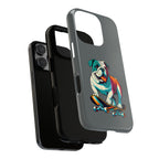 national pet day skateboard bulldog phone case for dog lovers