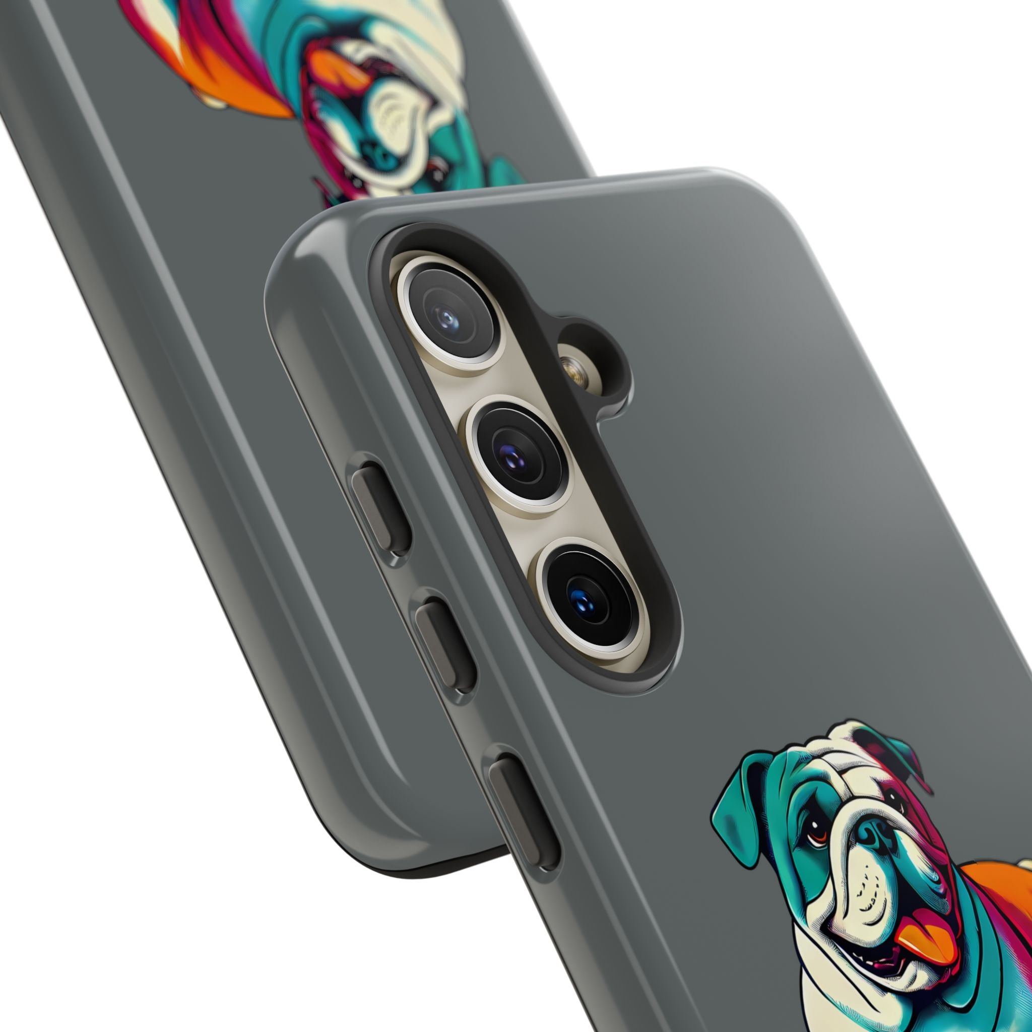 national pet day skateboard bulldog phone case for dog lovers
