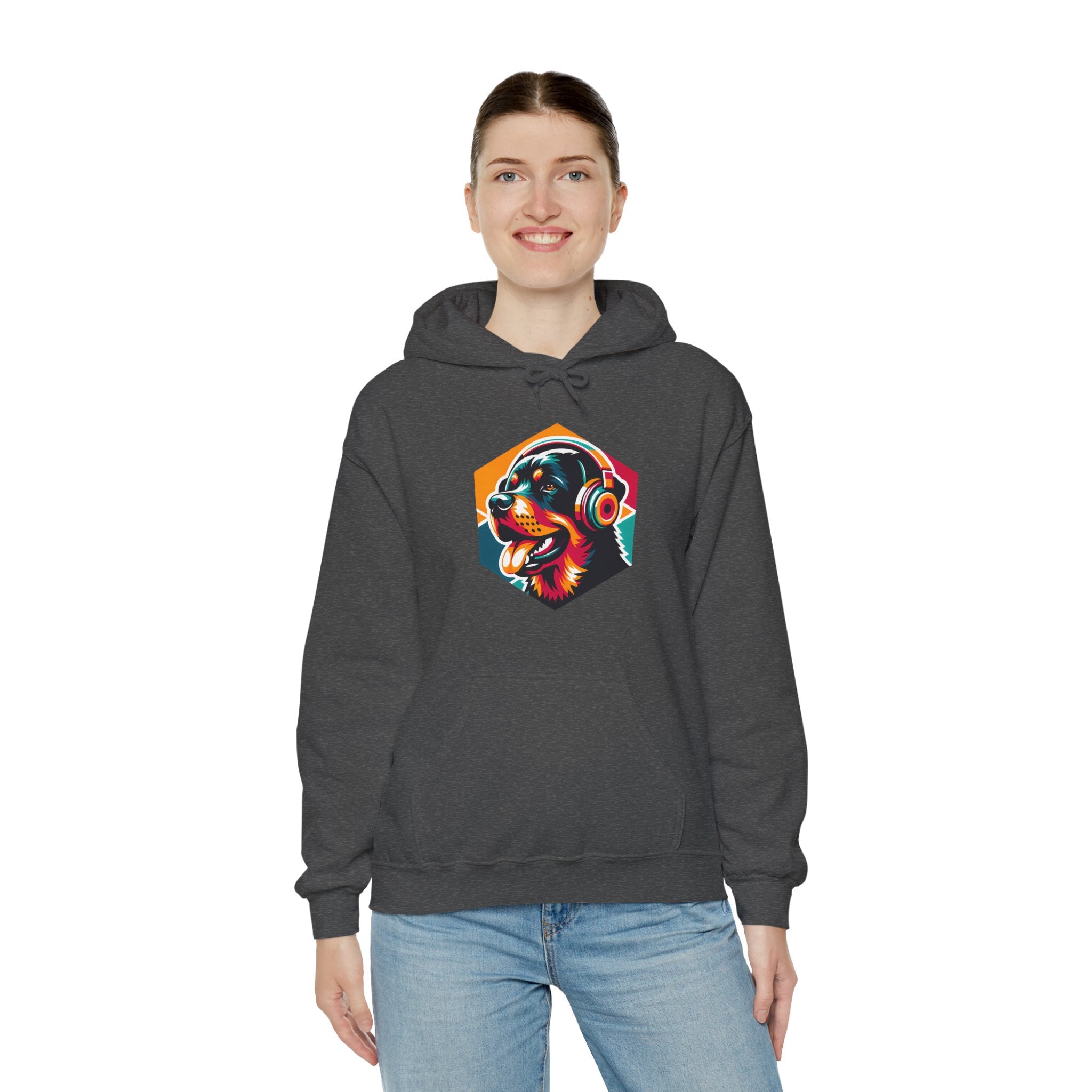 Rottweiler Dog Hoodie - Vibrant Unisex Sweatshirt for Dog Lovers