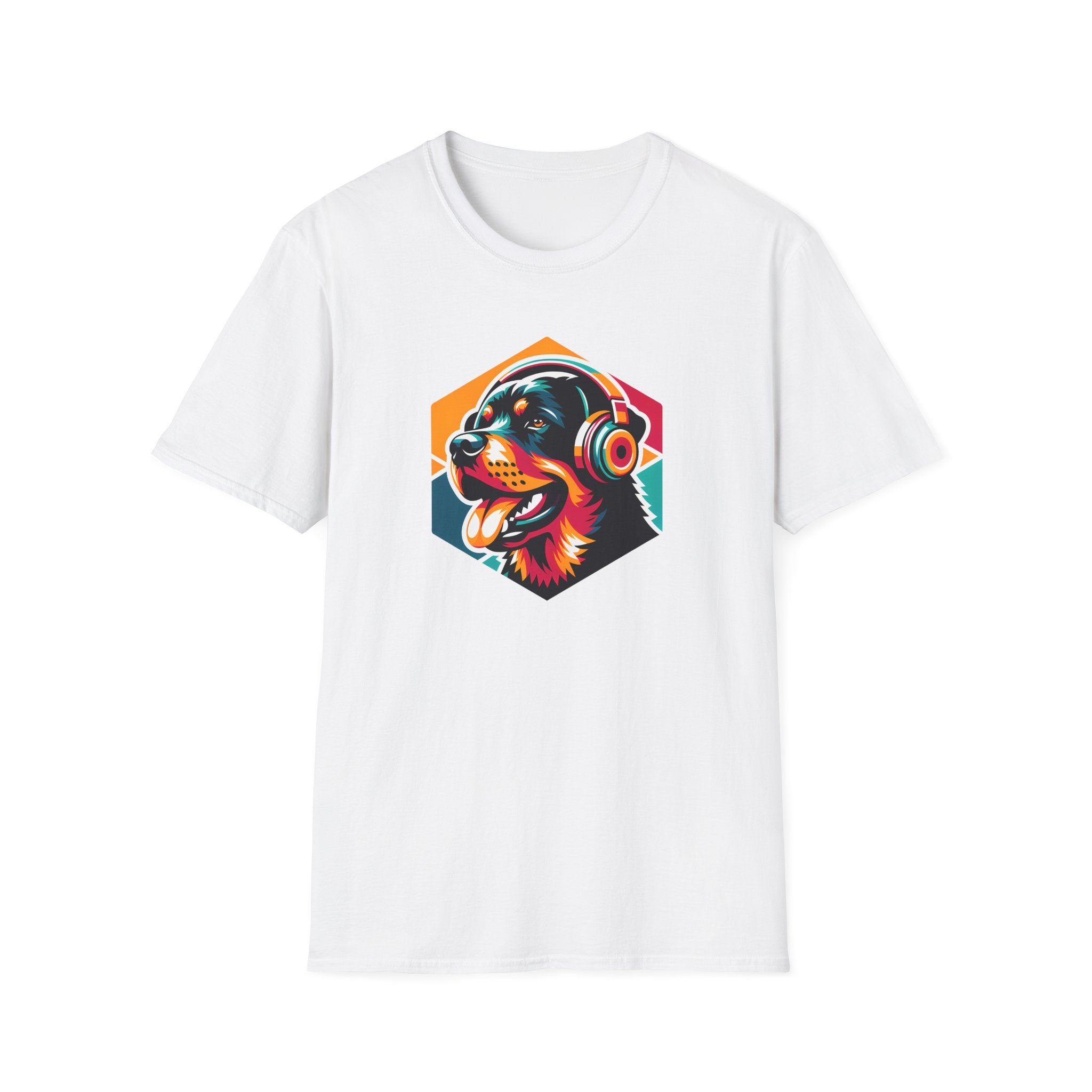 Love Your Pet Day T-Shirt - Rottweiler Headphones Gift for Dog Lovers
