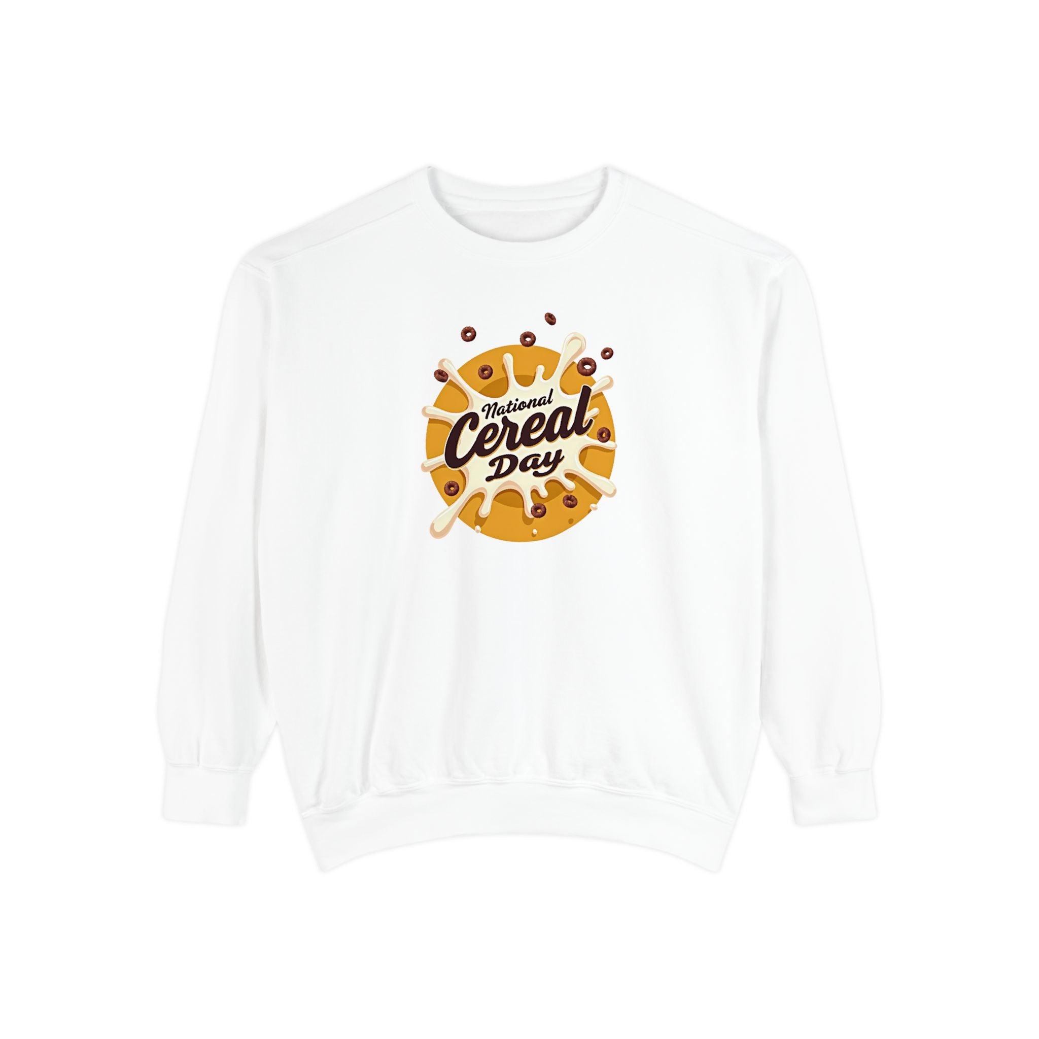 Cereal Day Sweatshirt - Unisex Garment-Dyed