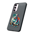 national pet day skateboard bulldog phone case for dog lovers