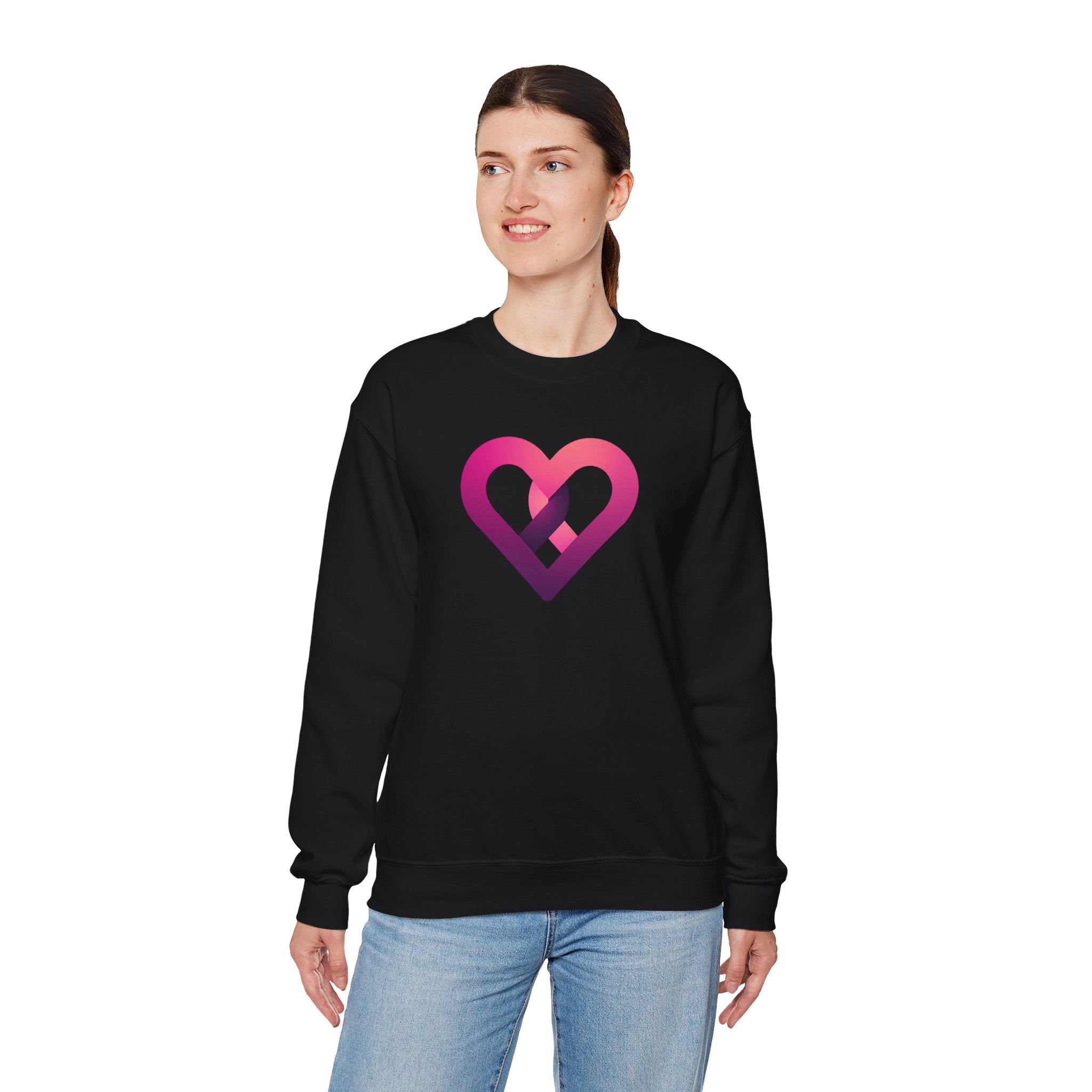 Colorful Heart Sweatshirt - Unisex Love Fashion
