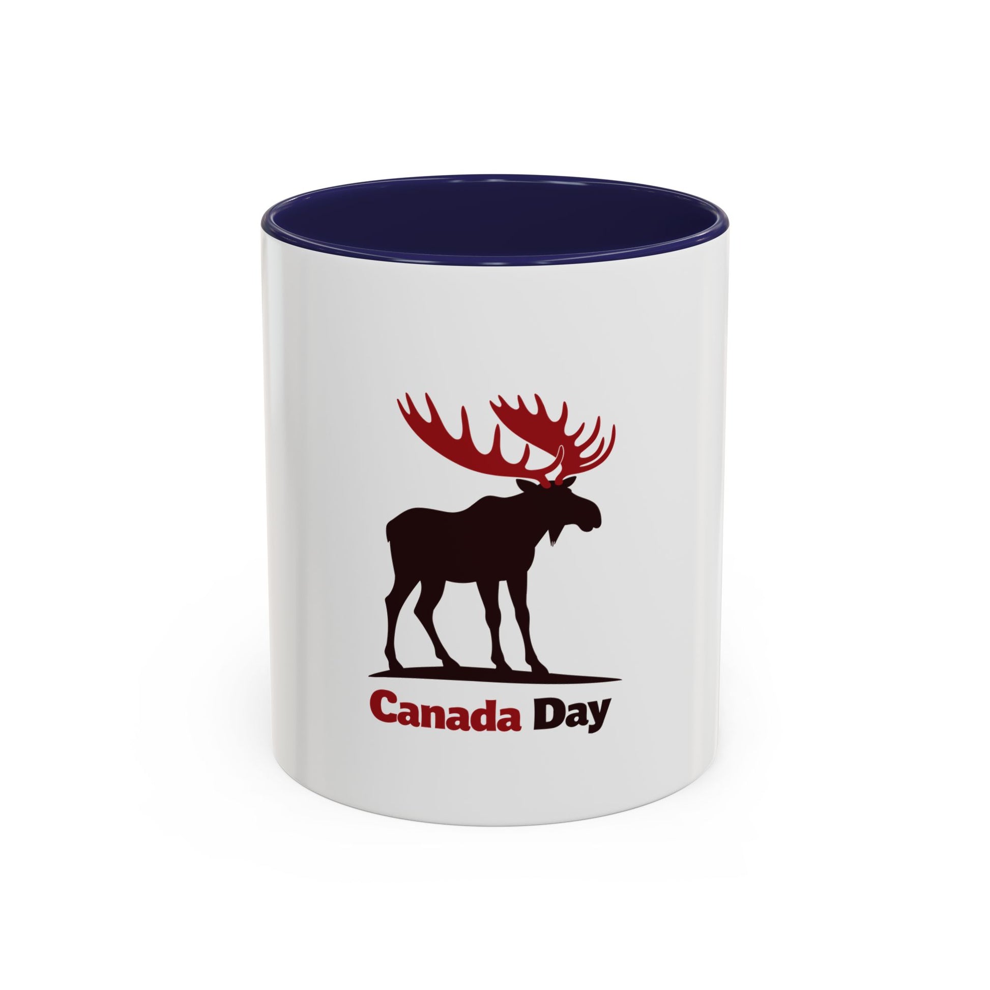 Mug - Canada Day Moose Patriotic Silhouette Design 11oz/15oz Gift for Canadians