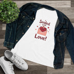Valentine's Day Women's Tee - Romantic Love Gift Heart Design
