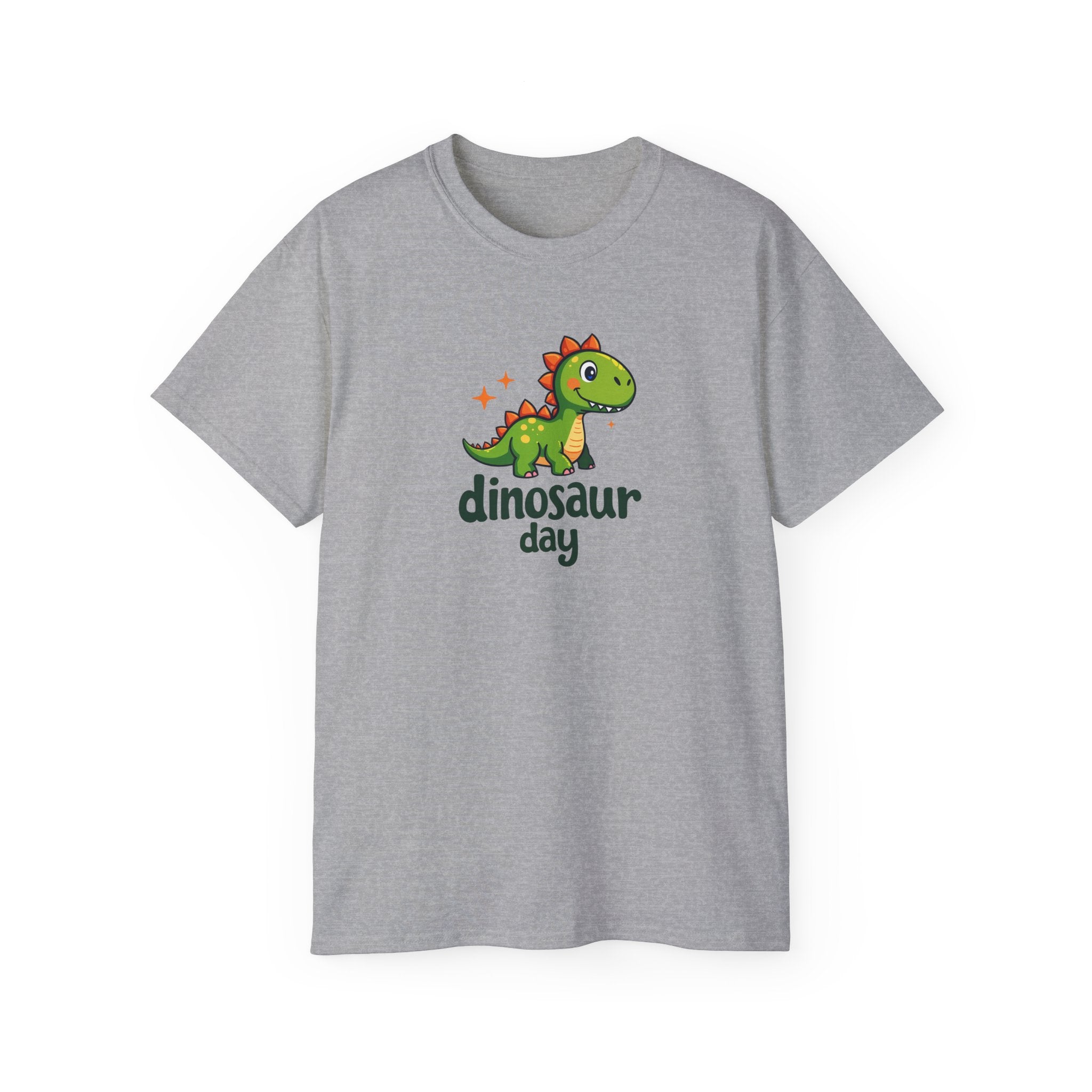 Dinosaur Day Tee - Unisex Cotton T-Shirt for Kids and Adults
