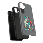 national pet day skateboard bulldog phone case for dog lovers