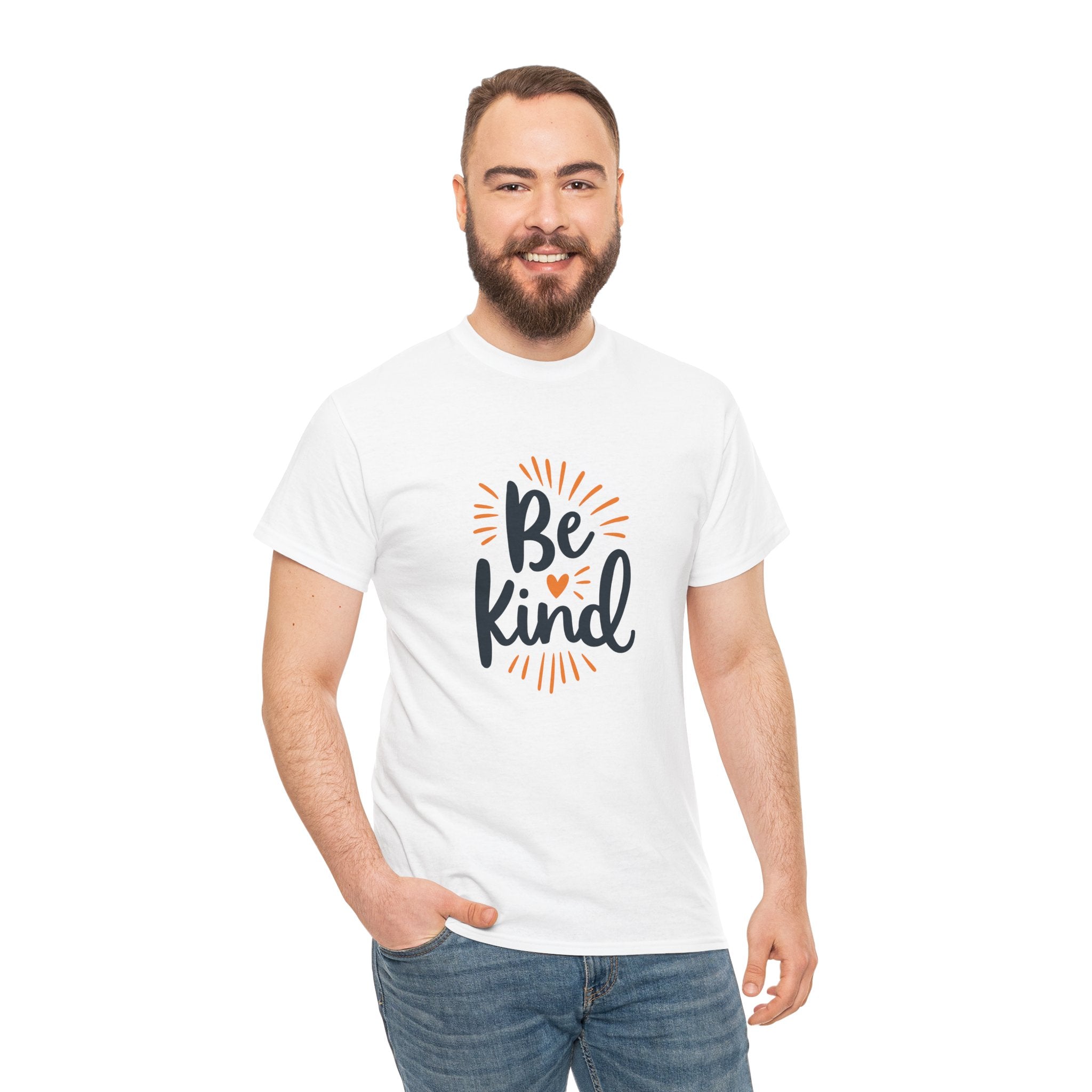 Be Kind T-Shirt - Bold Hand Lettered Inspirational Design