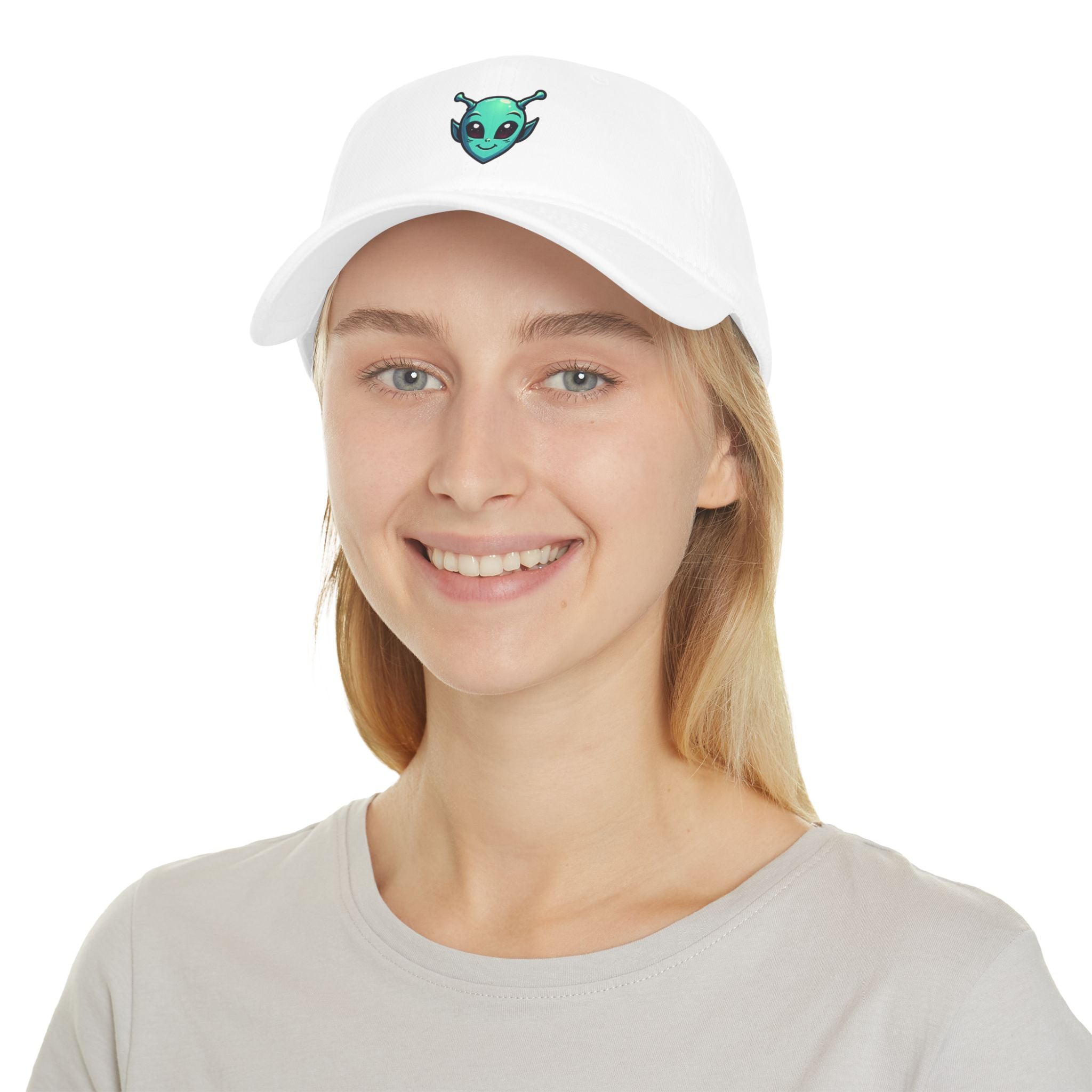 World UFO Day Baseball Caps | Alien Peace Sign Design for Sci-Fi Fans