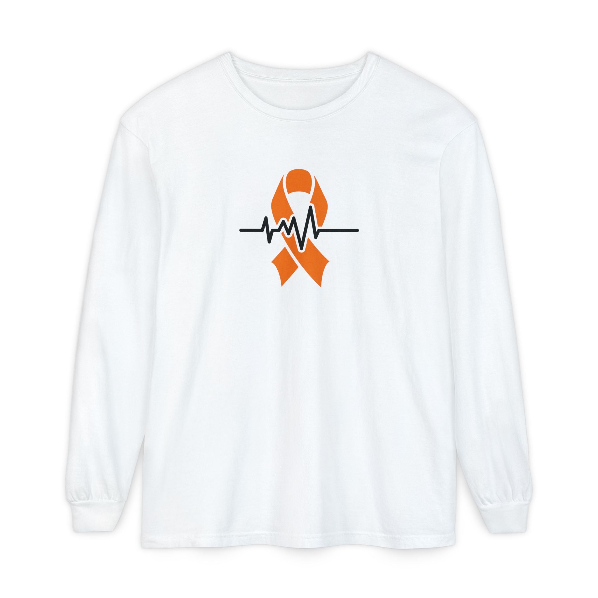 Heart Health Awareness Long Sleeve T-Shirt - Cancer Supportive Gift