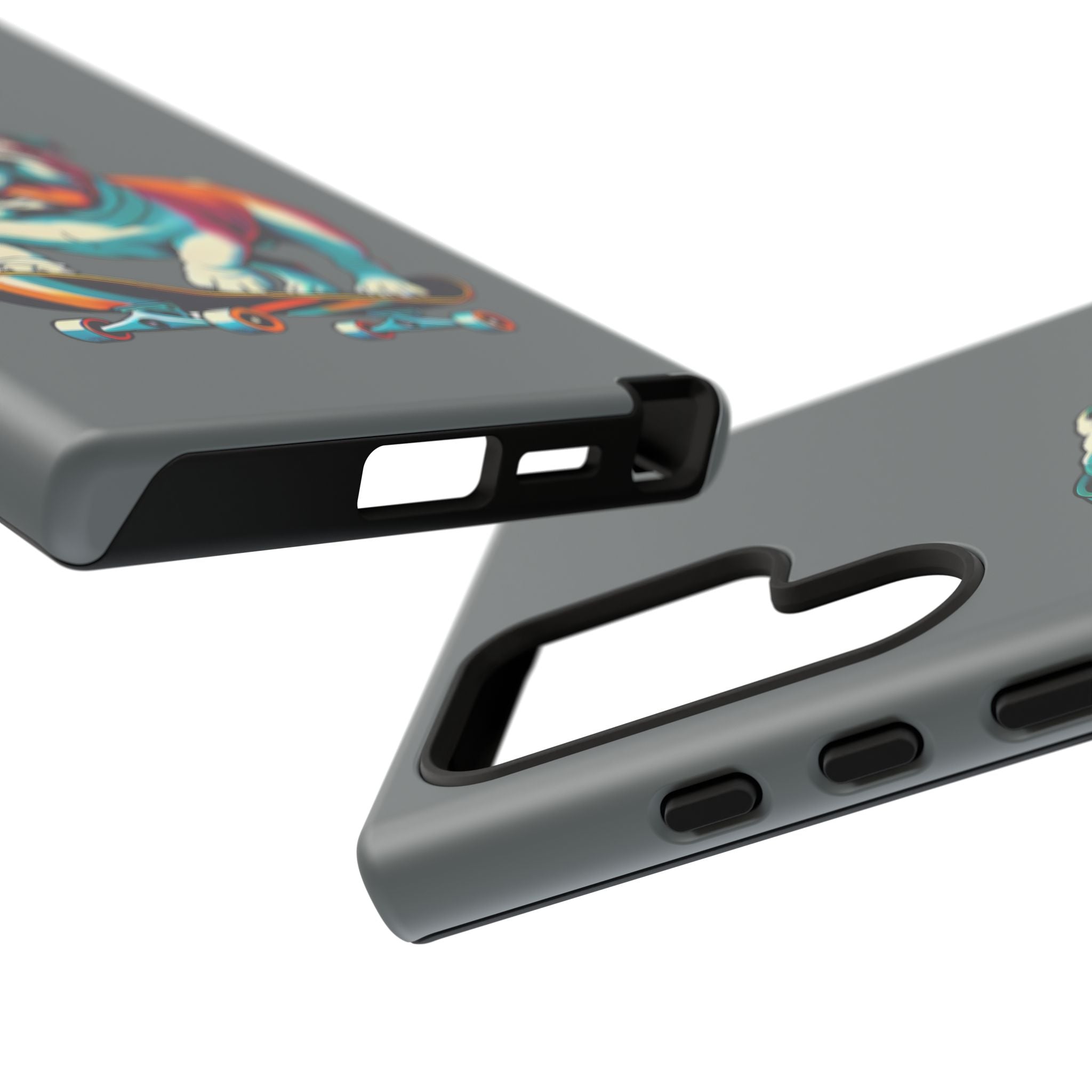 national pet day skateboard bulldog phone case for dog lovers