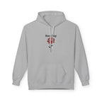 Rose-Inspired Fleece Hoodie - Cozy Fall Gift, Street Style Sweatshirt