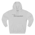 Wireframe Horse Hoodie - Three-Panel Premium Fleece