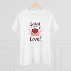 Valentine's Day Women's Tee - Romantic Love Gift Heart Design