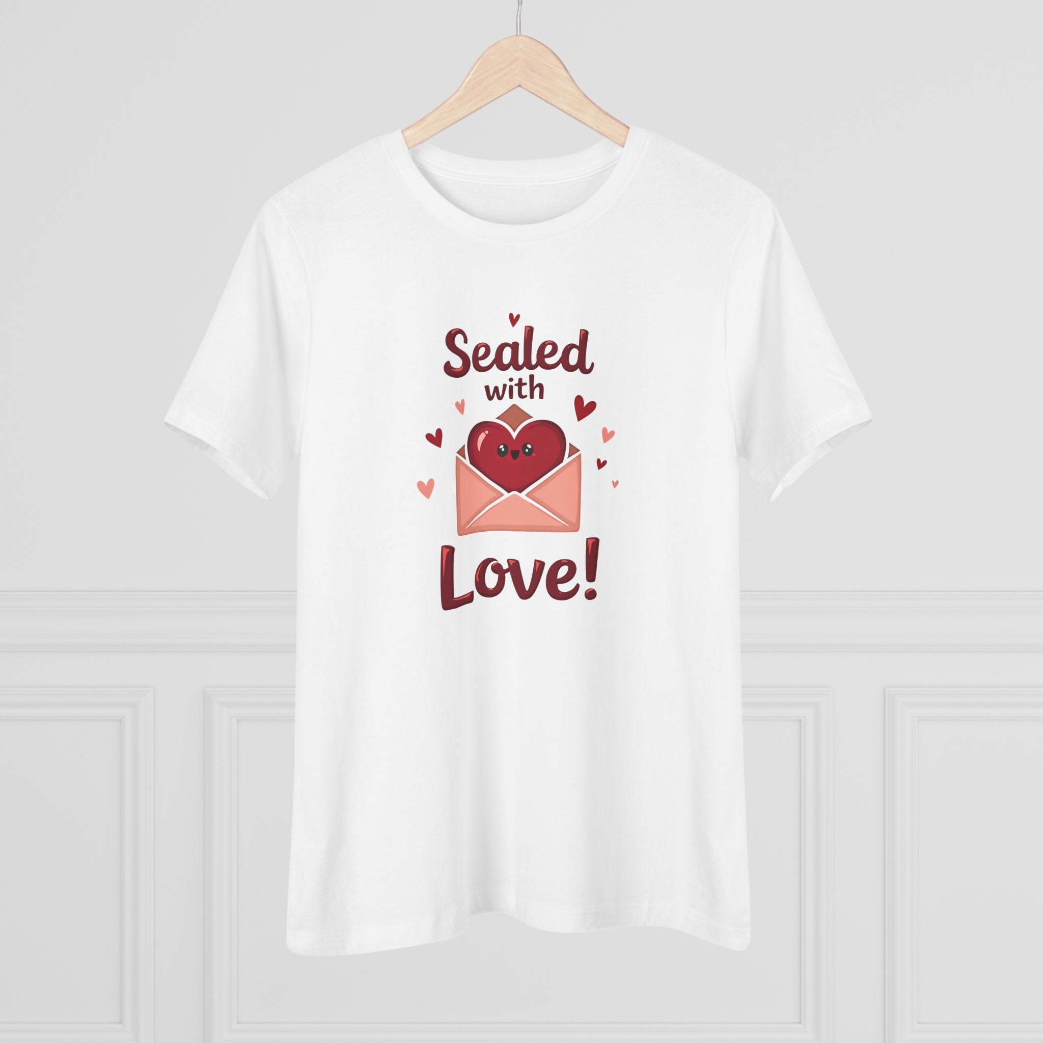 Valentine's Day Women's Tee - Romantic Love Gift Heart Design