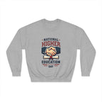 National Higher Ed Day Sweatshirt | Diploma & Handshake Design | Grad Gift