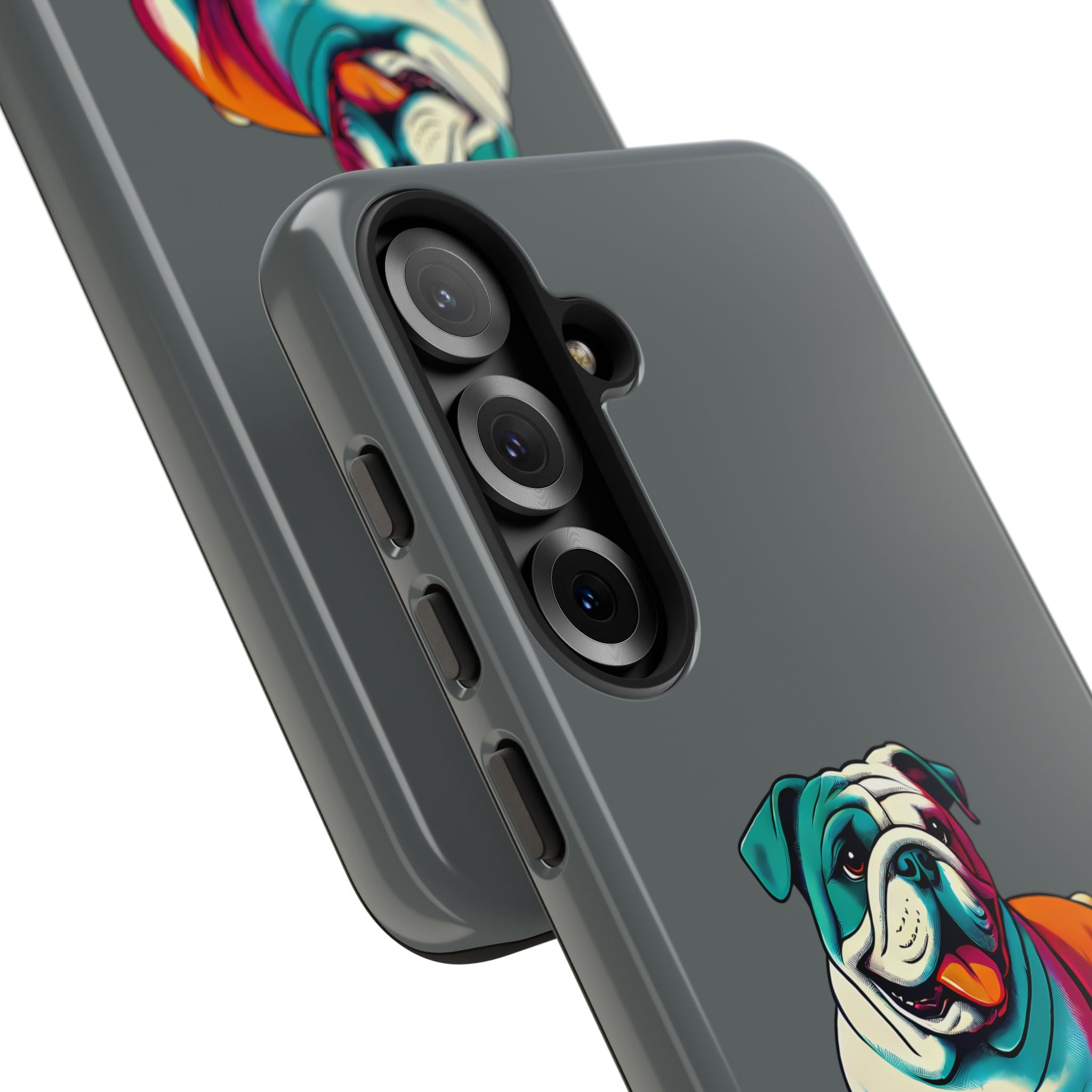 national pet day skateboard bulldog phone case for dog lovers