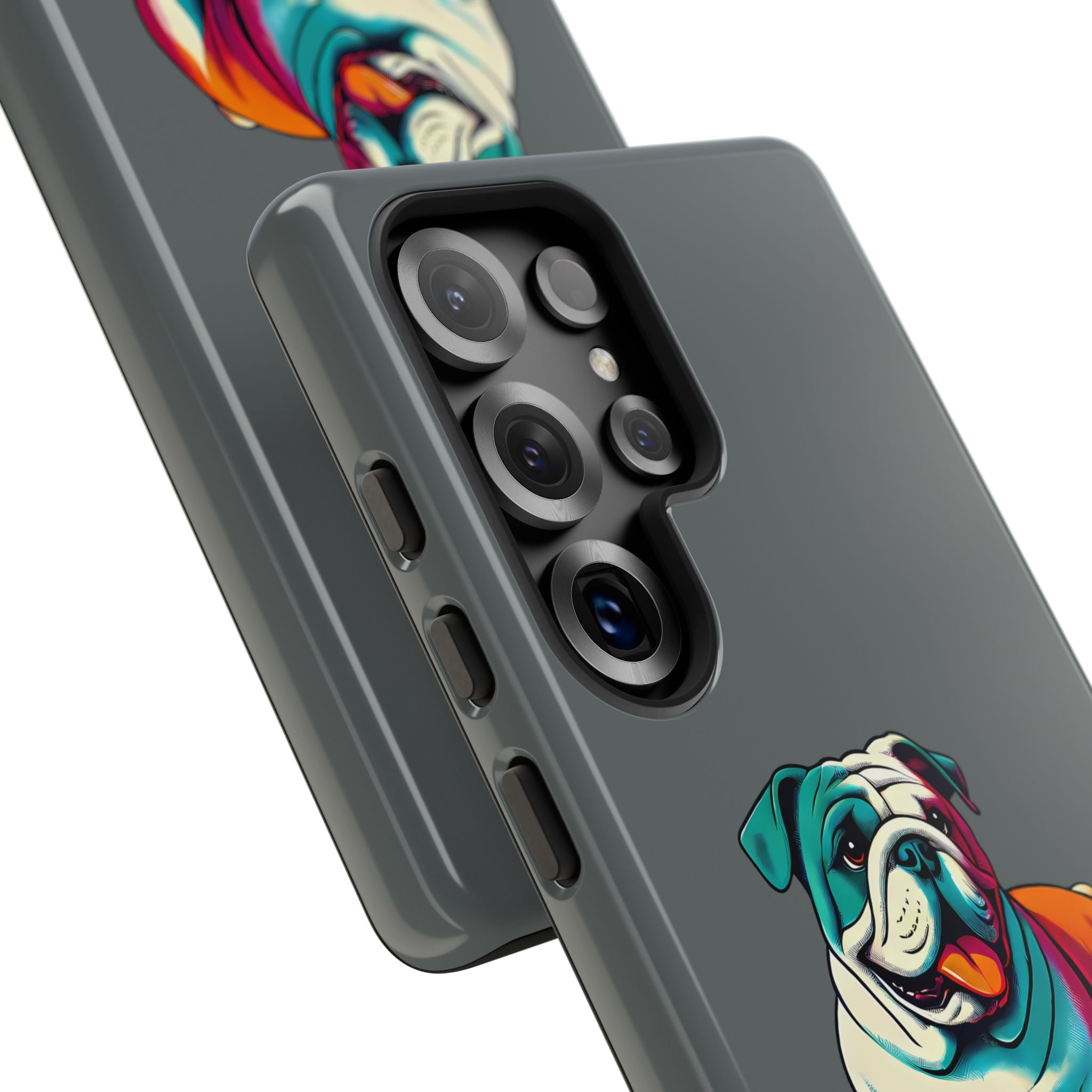 national pet day skateboard bulldog phone case for dog lovers