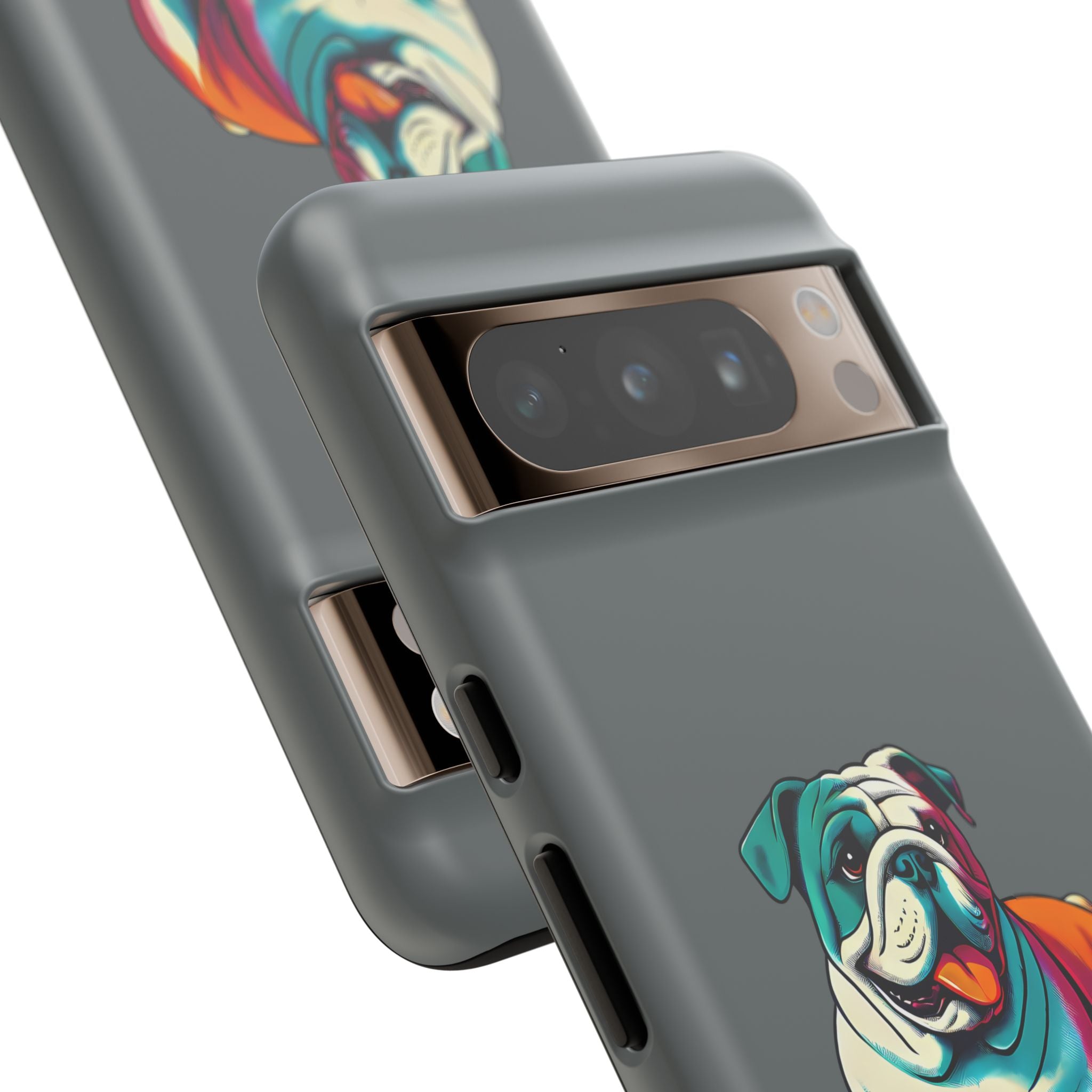 national pet day skateboard bulldog phone case for dog lovers