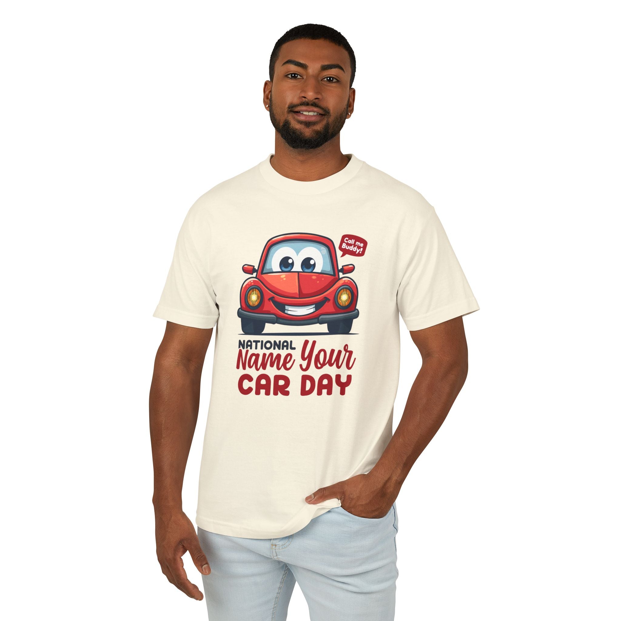 Cotton Car Enthusiast Tee - National Name Your Car Day Unisex Shirt