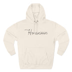 Wireframe Horse Hoodie - Three-Panel Premium Fleece