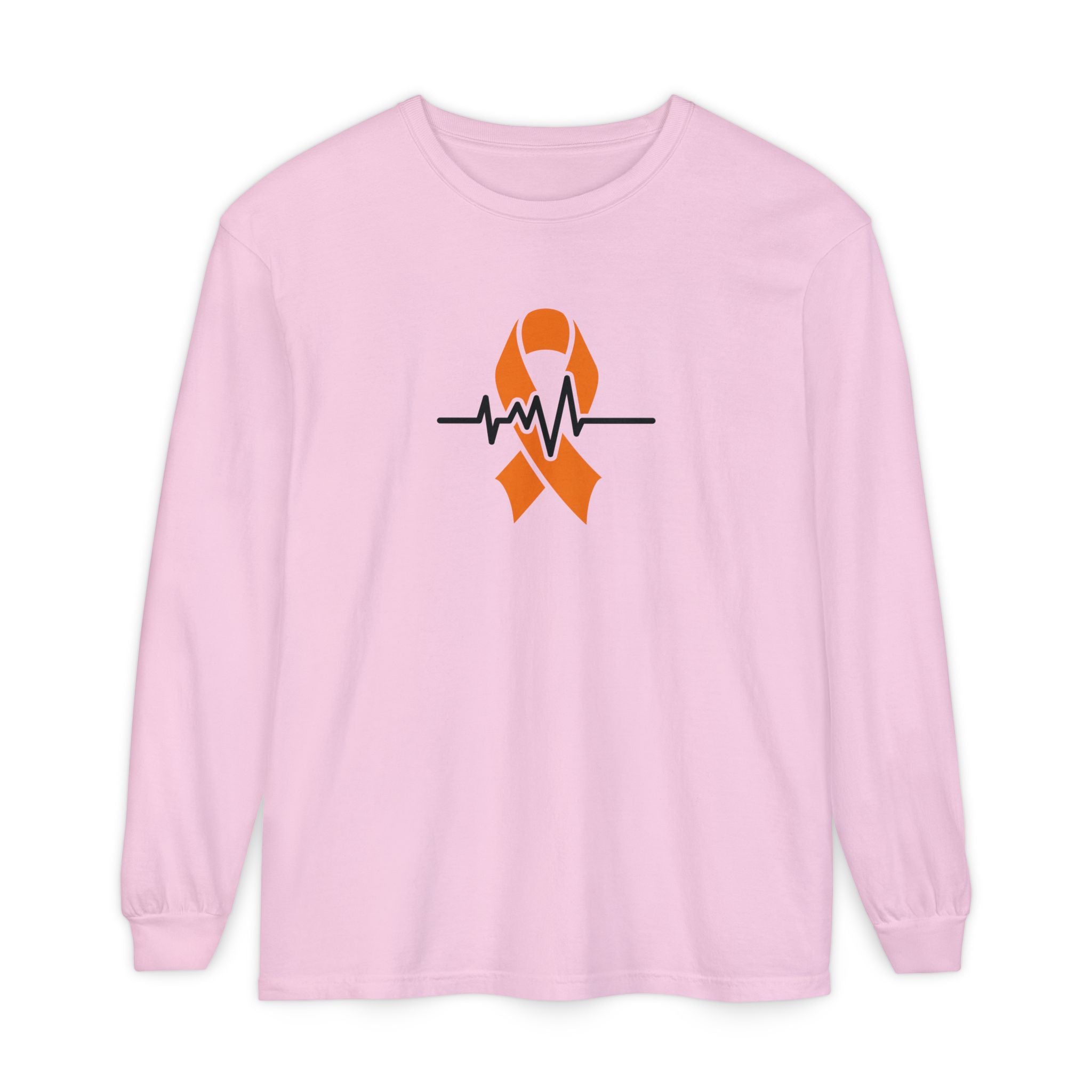 Heart Health Awareness Long Sleeve T-Shirt - Cancer Supportive Gift