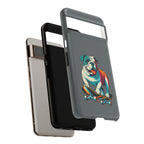 national pet day skateboard bulldog phone case for dog lovers