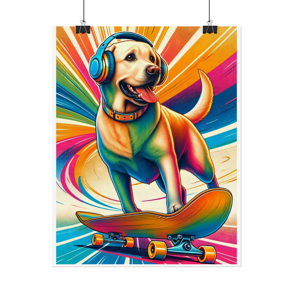ational pet day dog poster - labrador retriever wall art for pet lovers