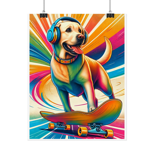 ational pet day dog poster - labrador retriever wall art for pet lovers