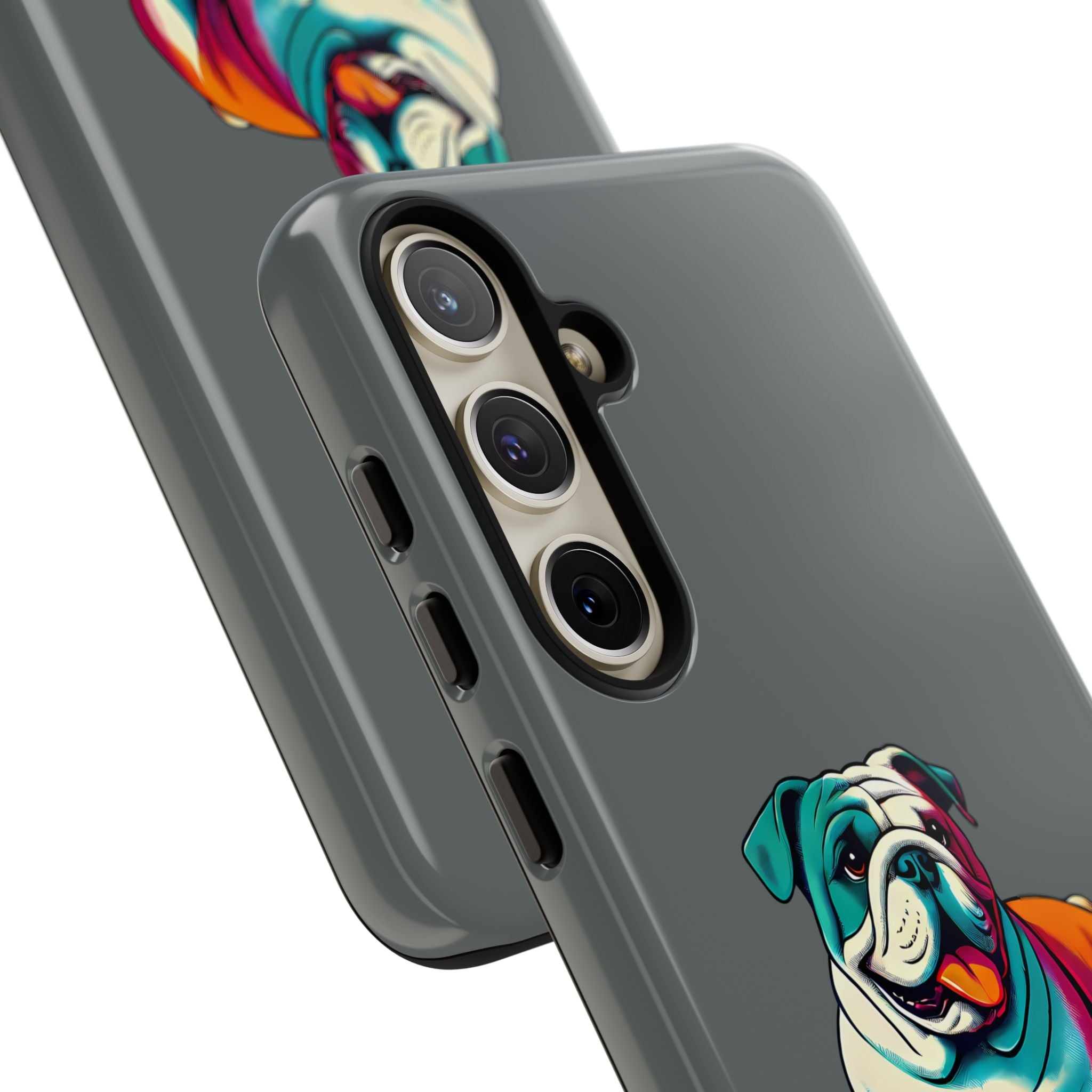 national pet day skateboard bulldog phone case for dog lovers