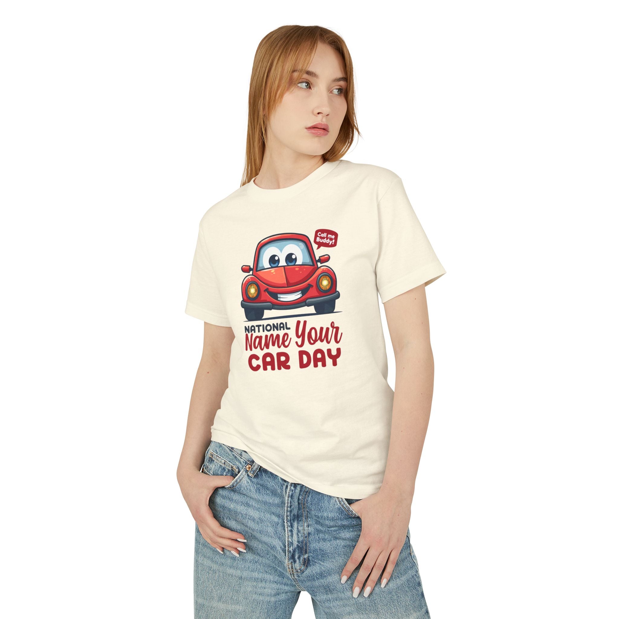Cotton Car Enthusiast Tee - National Name Your Car Day Unisex Shirt