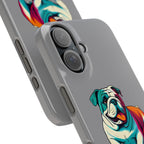 Slim Phone Case - Skateboarding Bulldog Pet Lover Gift