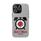 world sleep day iPhone 16 case - "5 more minutes" funny gift