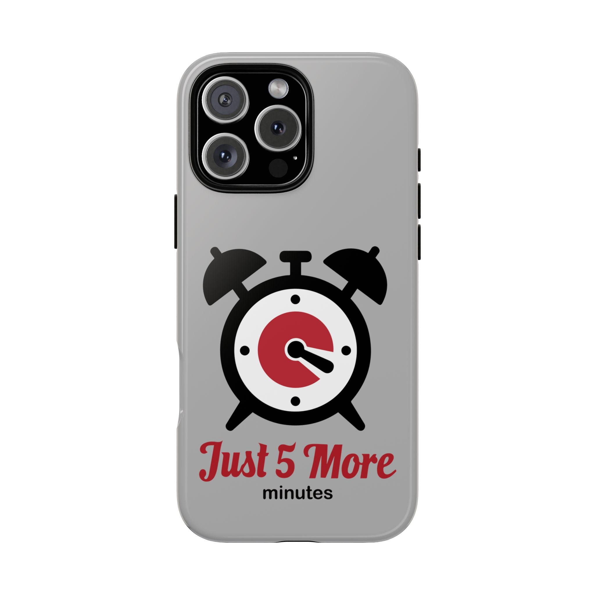 world sleep day iPhone 16 case - "5 more minutes" funny gift