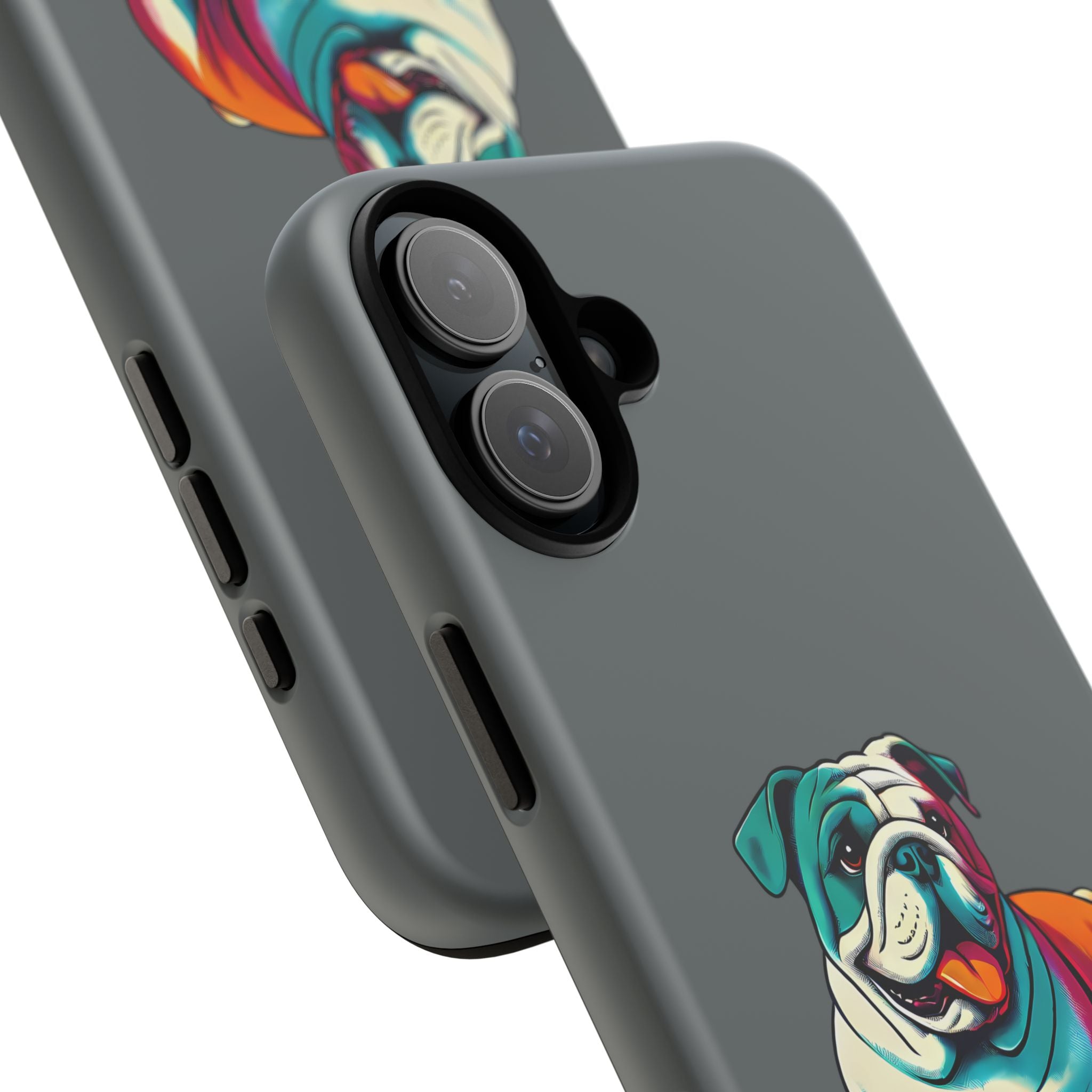 national pet day skateboard bulldog phone case for dog lovers