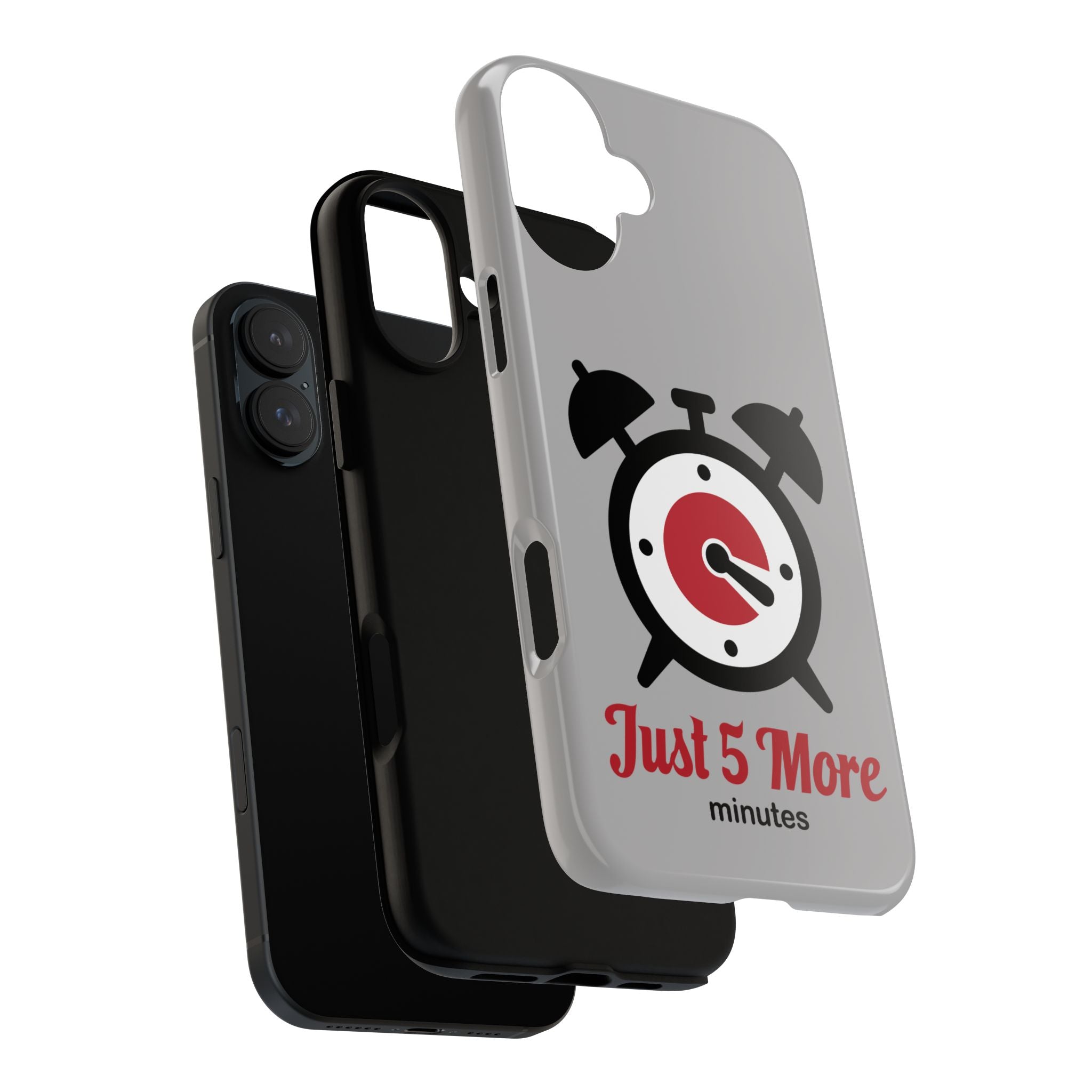 world sleep day iPhone 16 case - "5 more minutes" funny gift