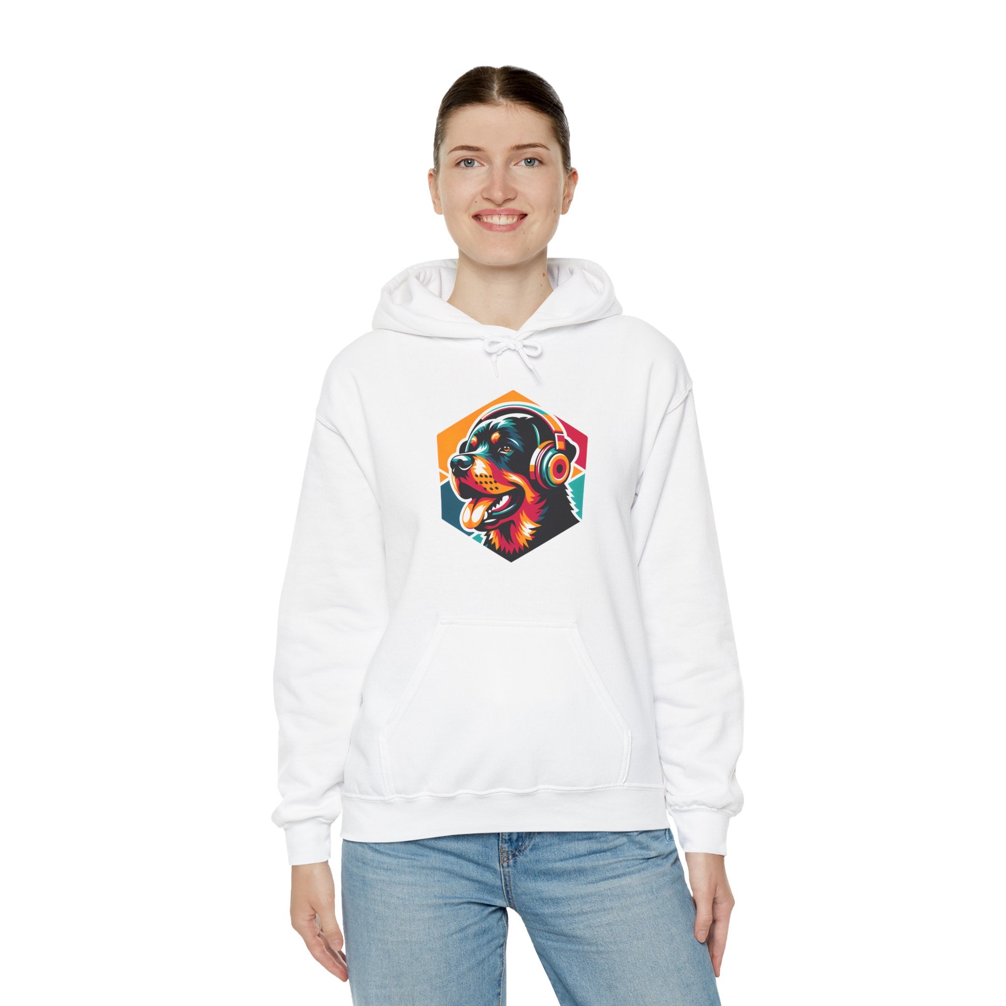 Rottweiler Dog Hoodie - Vibrant Unisex Sweatshirt for Dog Lovers