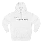 Wireframe Horse Hoodie - Three-Panel Premium Fleece