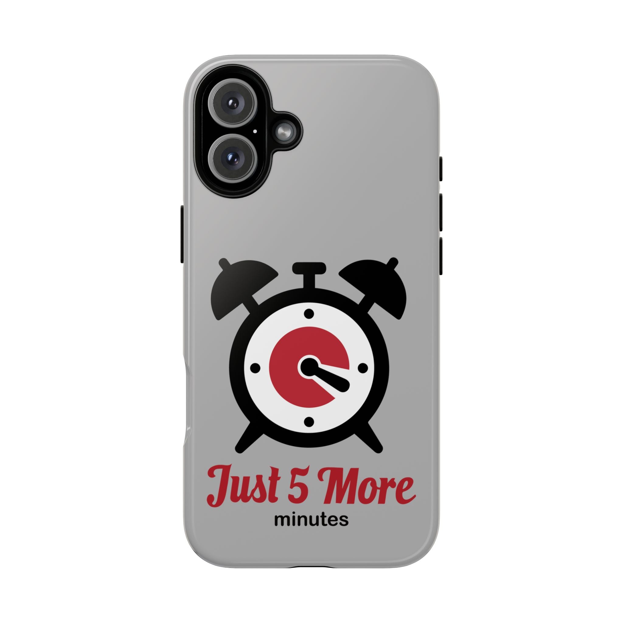 world sleep day iPhone 16 case - "5 more minutes" funny gift