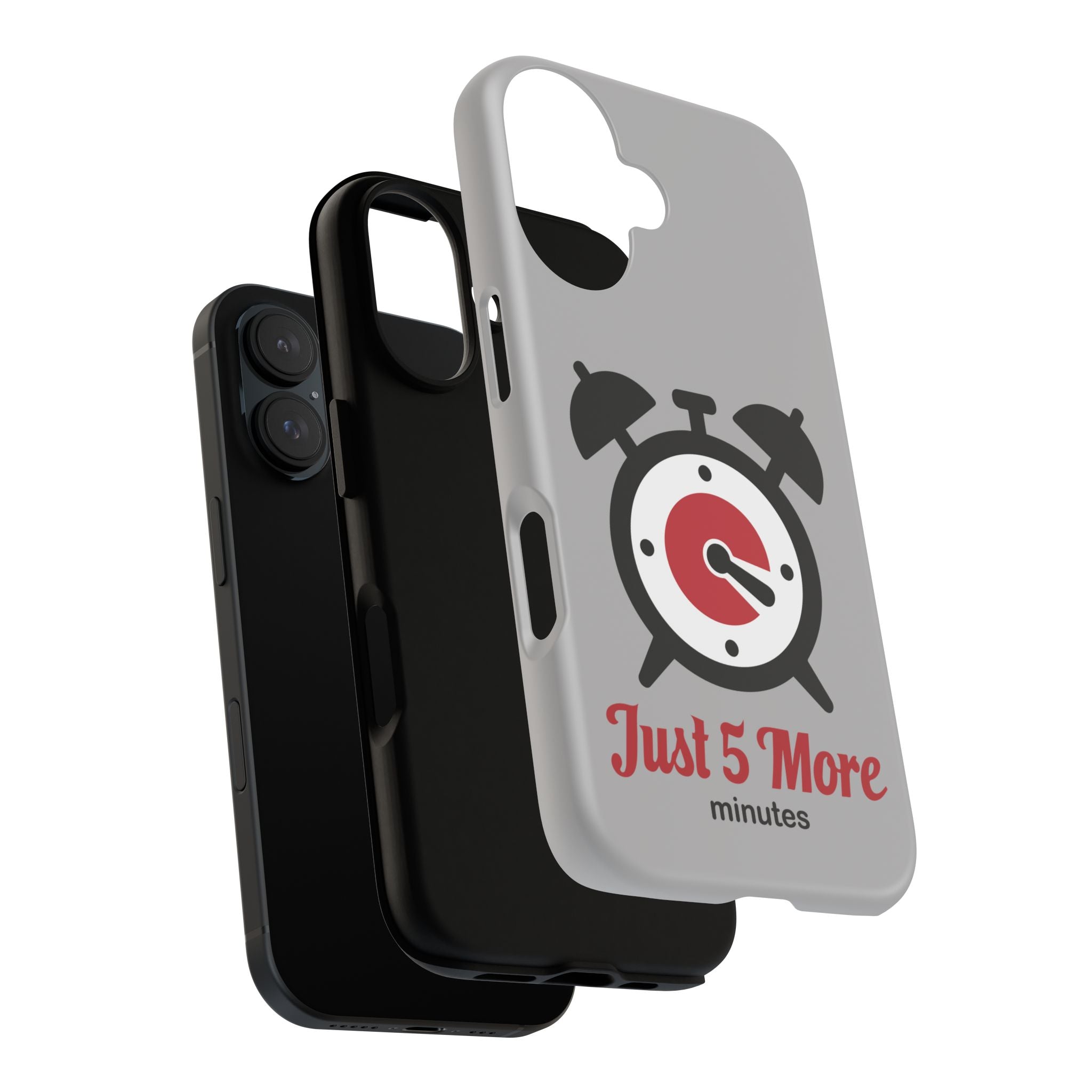 world sleep day iPhone 16 case - "5 more minutes" funny gift